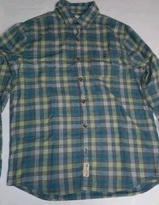 Hollister mens small long sleeve button front